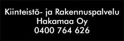 Kiinteistö- ja Rakennuspalvelu Hakamaa Oy logo